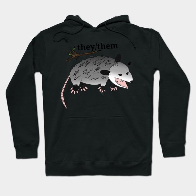 Nonbinary Opossum Hoodie by Madisonrae15